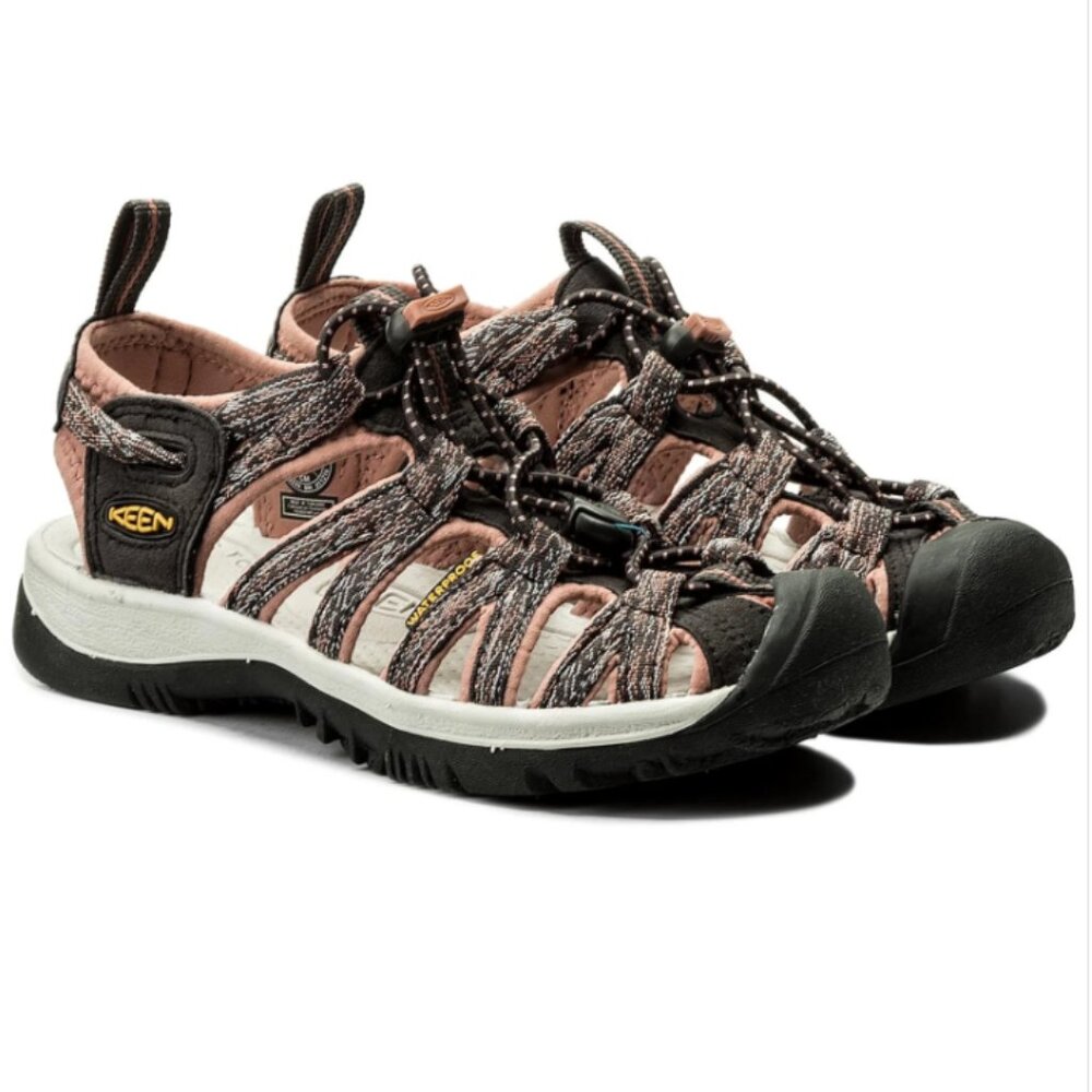 Keen Whisper Waterproof Hiking Walking Sandals Women’s Shoes 6.5 Pink/Gray, EUC